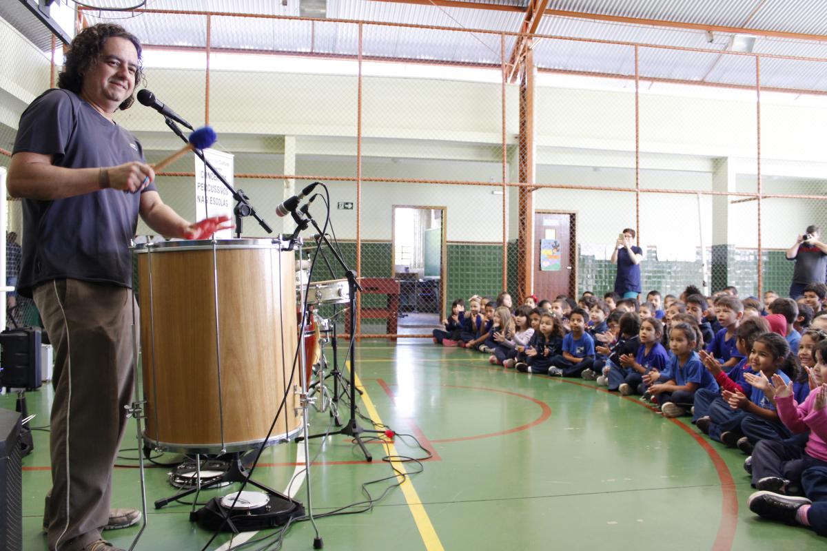 Projeto concertos percussivos nas escolas