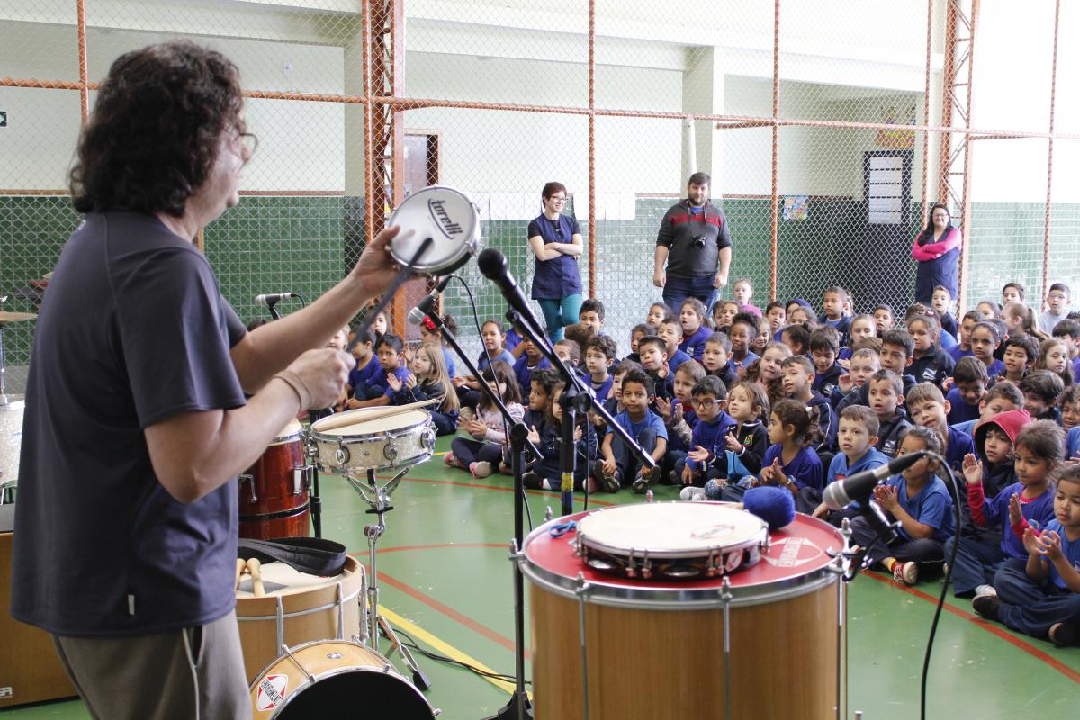 Projeto concertos percussivos nas escolas