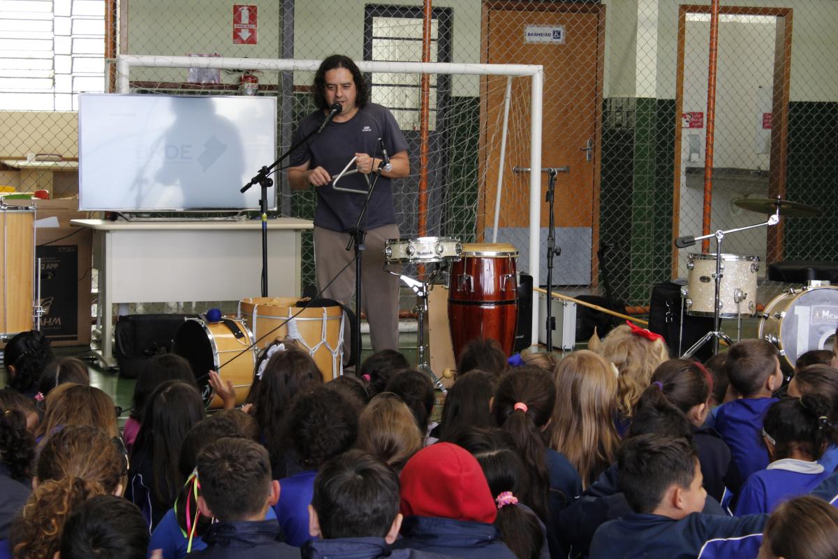 Projeto concertos percussivos nas escolas