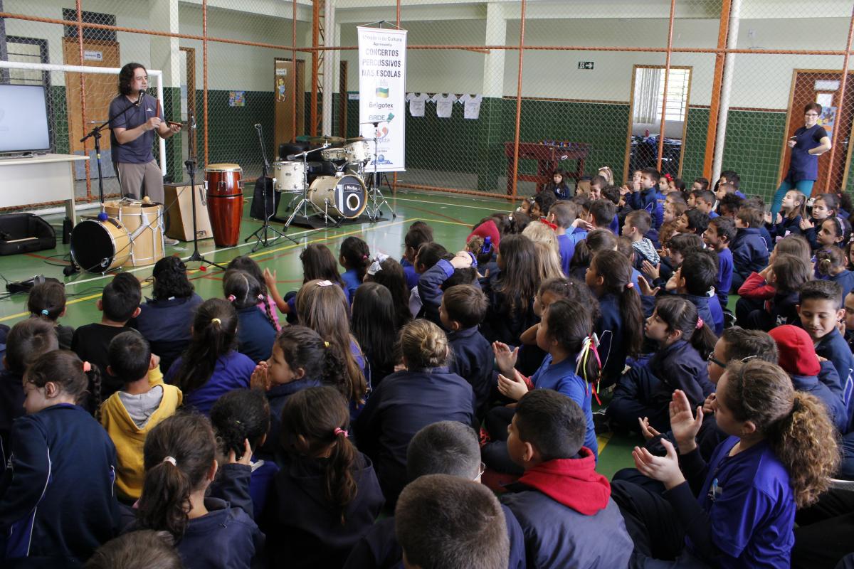 Projeto concertos percussivos nas escolas