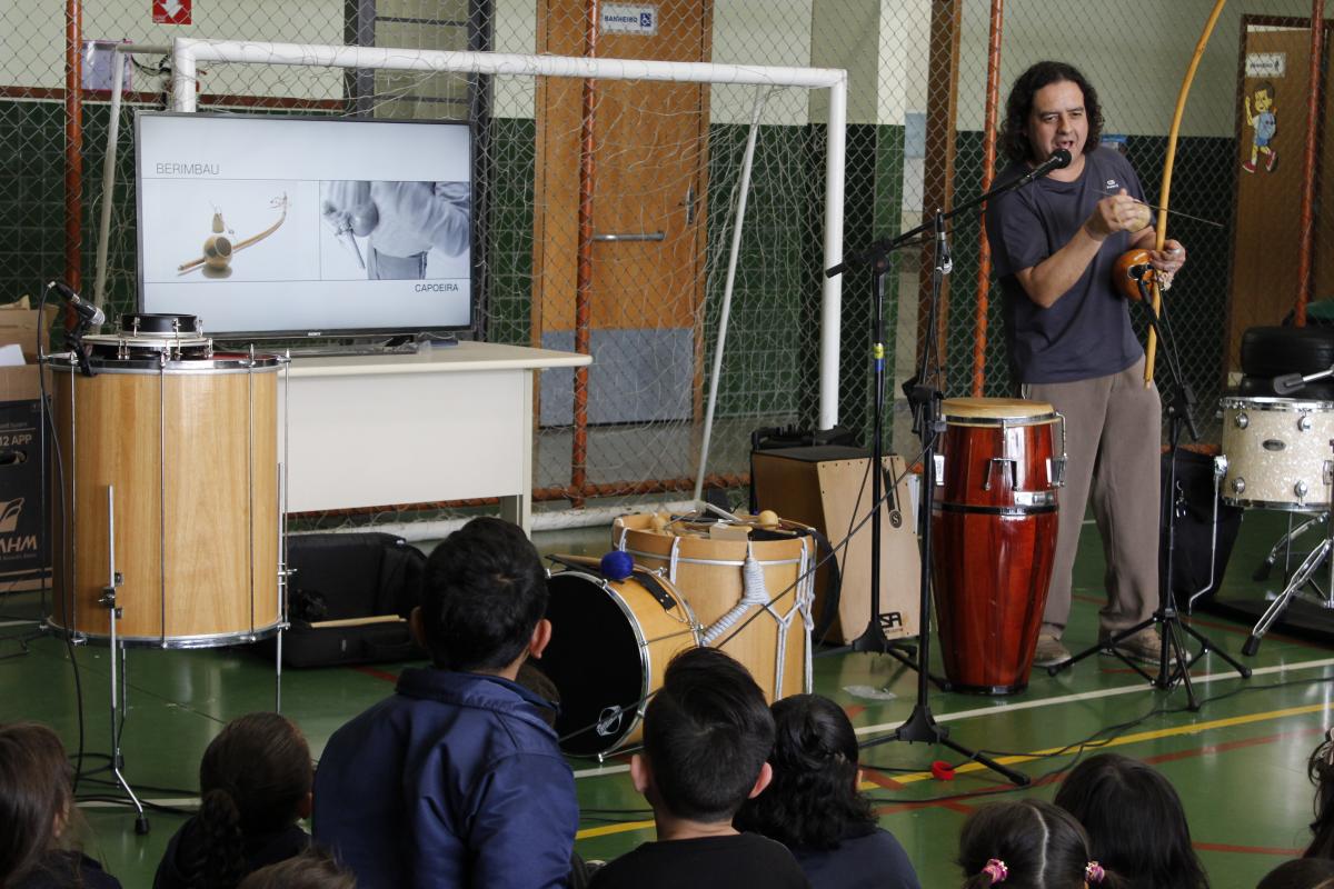 Projeto concertos percussivos nas escolas